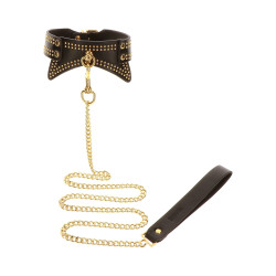 TABOOM Collier et Laisse Studded Vogue Noir